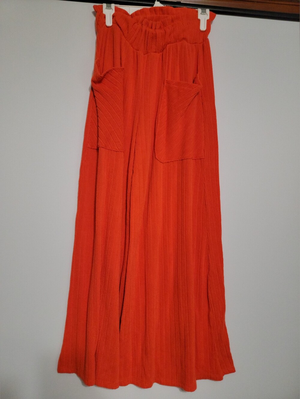BUCKETLIST ORANGE WIDE LEG PANTS SIZE SMALL